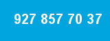 927 857 70 37 927 857 70 37